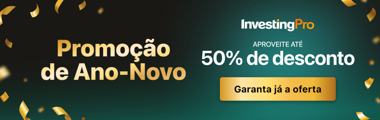 Promoção de ano-novo do InvestingPro