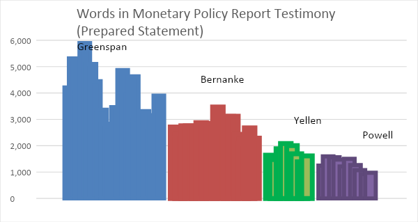 Palavras ditas em depoimentos sobre política monetária
