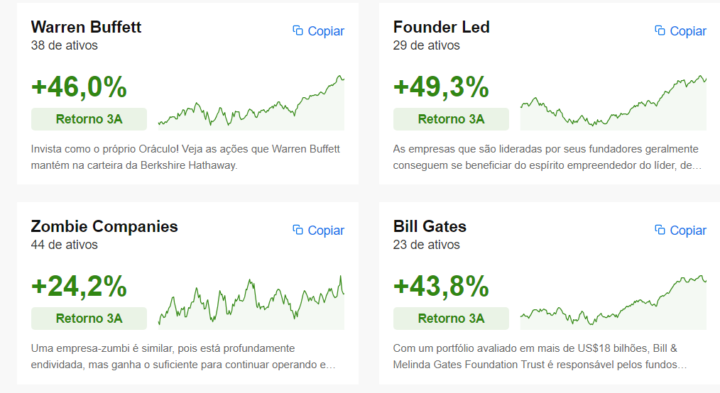 Seção Ideias do InvestingPro