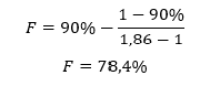 A math equations with numbers

Description automatically generated