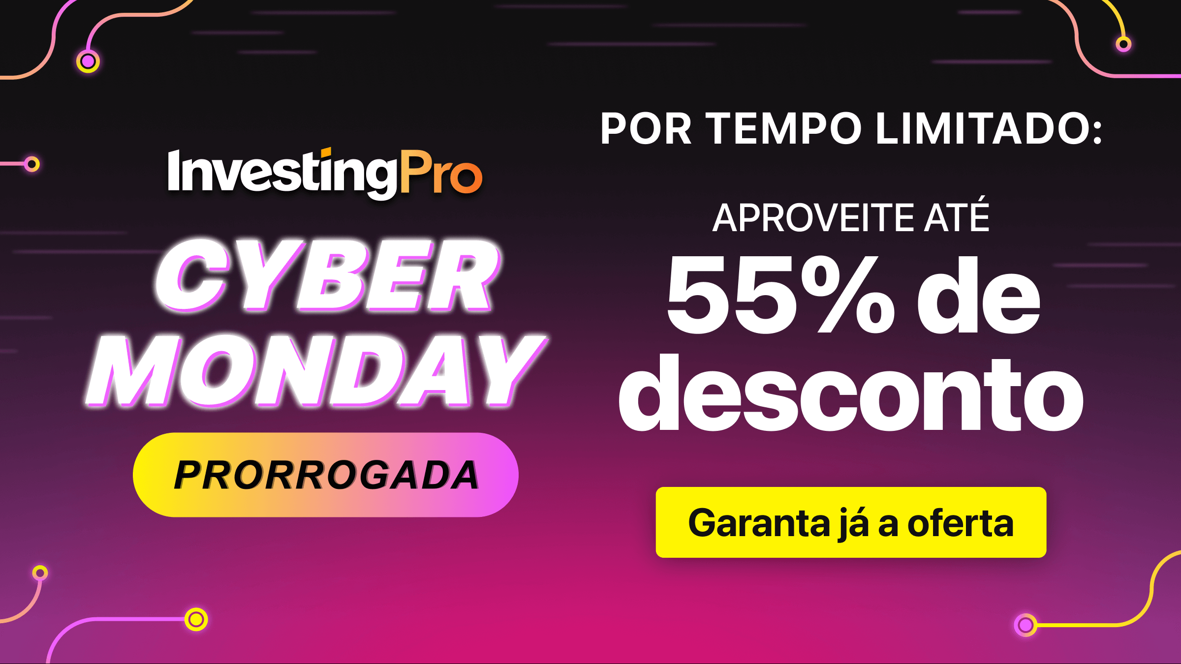 Promoção de Cyber Monday do InvestingPro