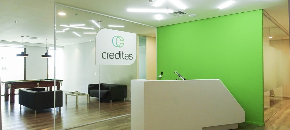 Creditas, fintech especializada em crédito com garantia. 