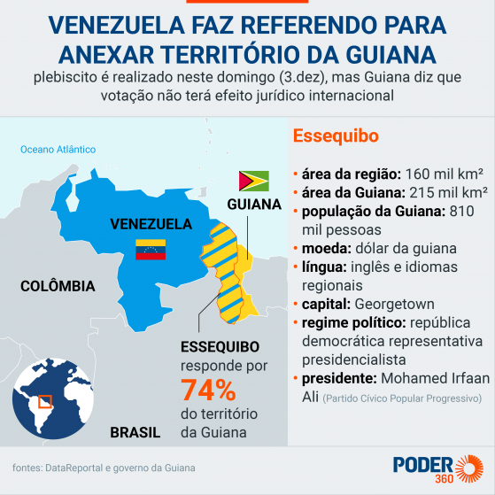 Lula diz esperar “bom senso” de Venezuela e Guiana em disputa