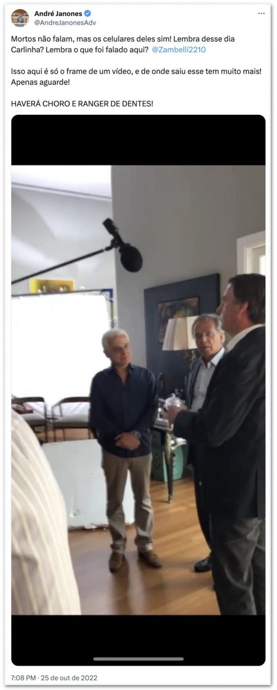 Janones sugere ter usado “fake news” na campanha de 2022