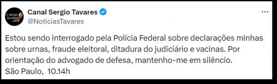 PF prendeu jornalista para perguntar sobre STF, urnas e vacina