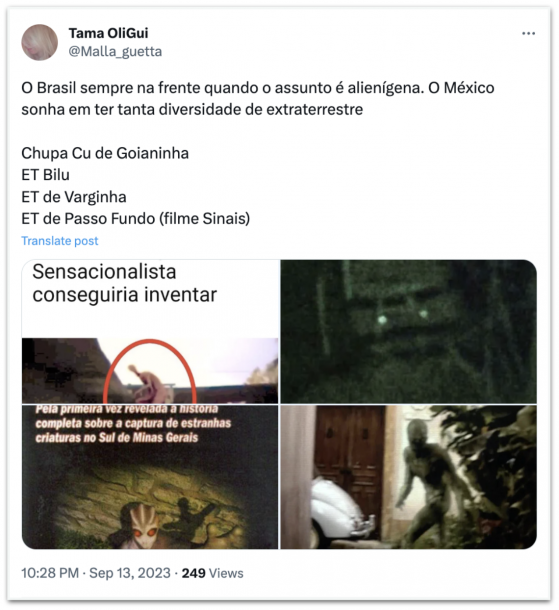 Supostos fósseis alienígenas viram meme nas redes sociais