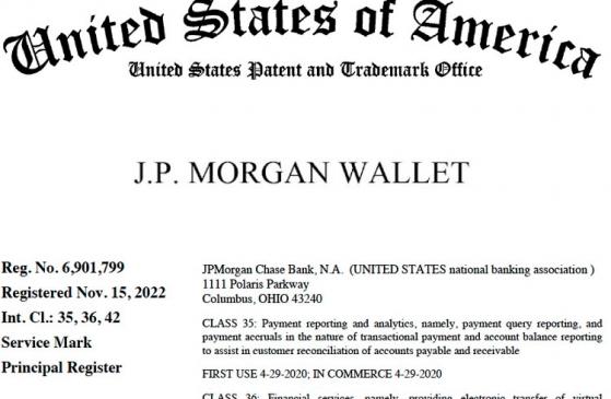 Banco JPMorgan anuncia sua própria carteira de criptomoedas