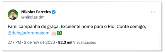 Bolsonaro confirma Ramagen como pré-candidato do PL no Rio