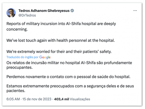 Em vídeo, Israel diz que hospital al-Shifa tinha armas do Hamas